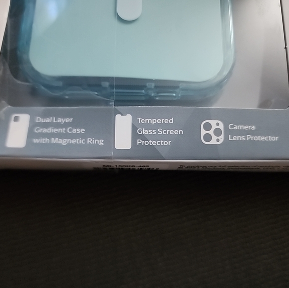 iPHONE 15 Protector Pack Mercury 3 IN 1 TINT Gradient Case Screen & Lens Magsafe - Picture 6 of 9